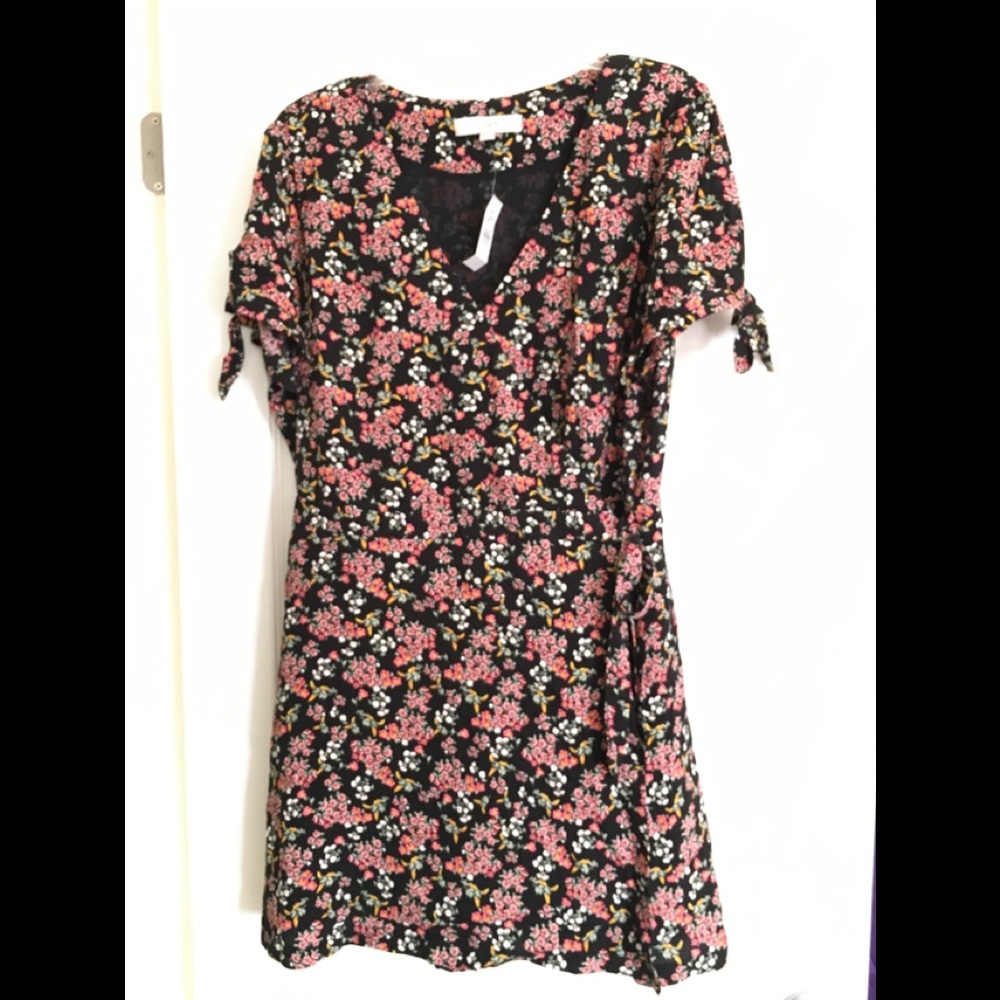 Loft floral skirt romper